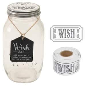 4.5 in. x 8 in. Wedding Wish Jar