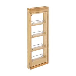 30 in. H x 3 in. W x 11.13 in. Pullout Between Cabinet Wall Filler Shelf Storage