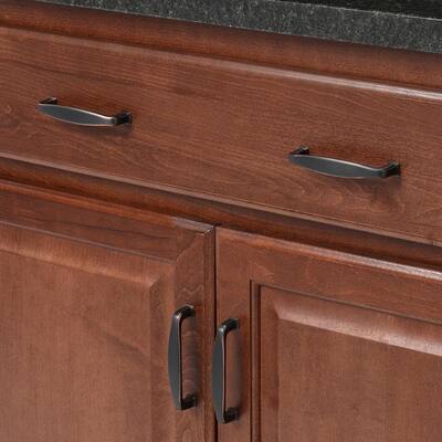Park Avenue 4 in. Oil-Rubbed Bronze Drawer/Door Cabinet Center-to-Center Pull (20-Pack)