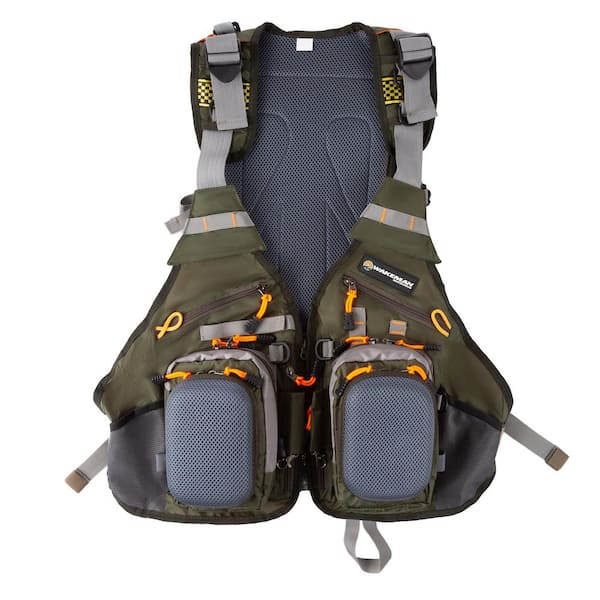 Fly Fishing Vest and Backpack Adjustable Mutil-Pocket Outdoor