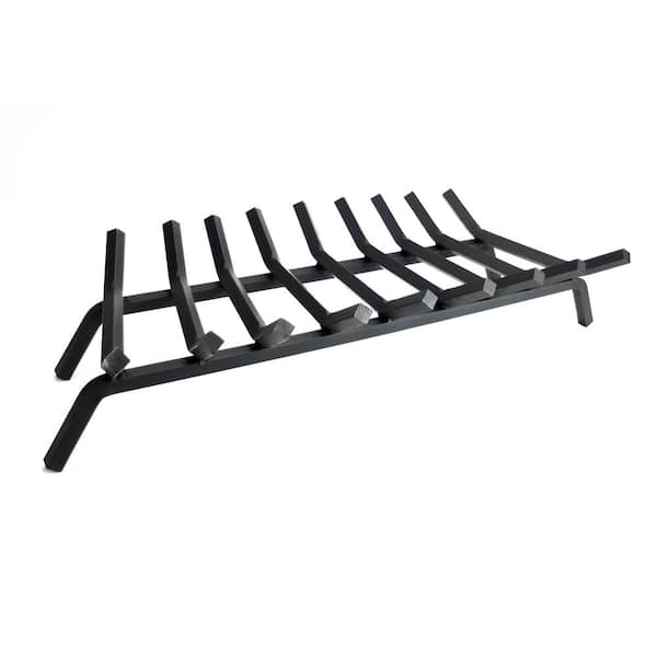 Pleasant Hearth 3/4 in. 36 in. 9-Bar Steel Fireplace Grate