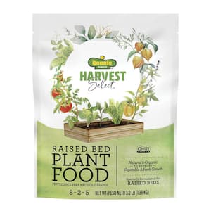 Harvest Select 3 lbs. Natural & Organic Raised Bed Plant Food to Support Vegetable and Herb Growth