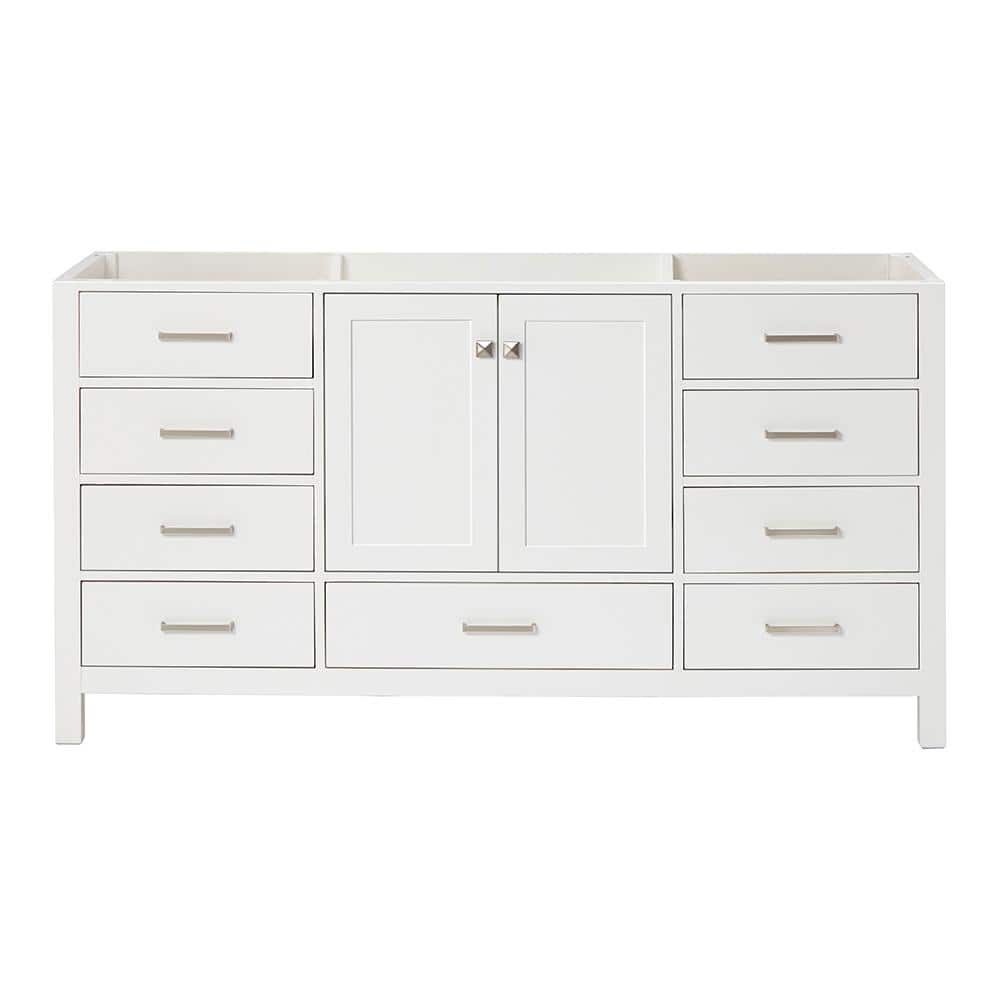 Cambridge 66'' White Freestanding Single Bathroom Vanity Base