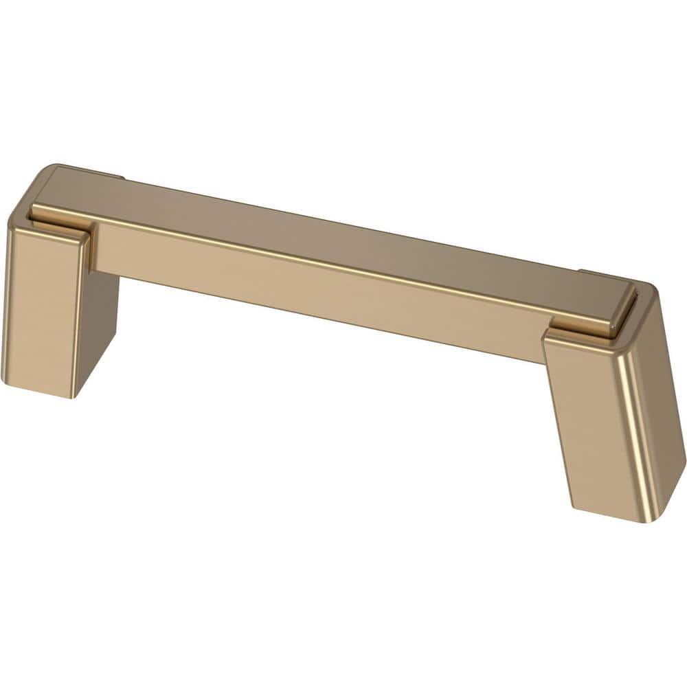 Modern Brace 3 in. (76 mm) Modern Champagne Bronze Cabinet Drawer Pull price history on PriceWatchPro