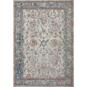 Bianca Dove/Multi 9 ft. 9 in. x 13 ft. 6 in. Contemporary Area Rug
