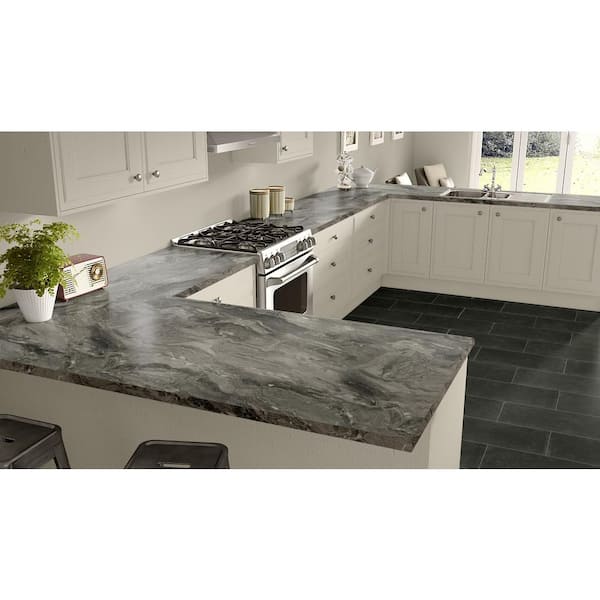 4 ft. x 8 ft. Laminate Sheet in Lario with HD Glaze Finish
