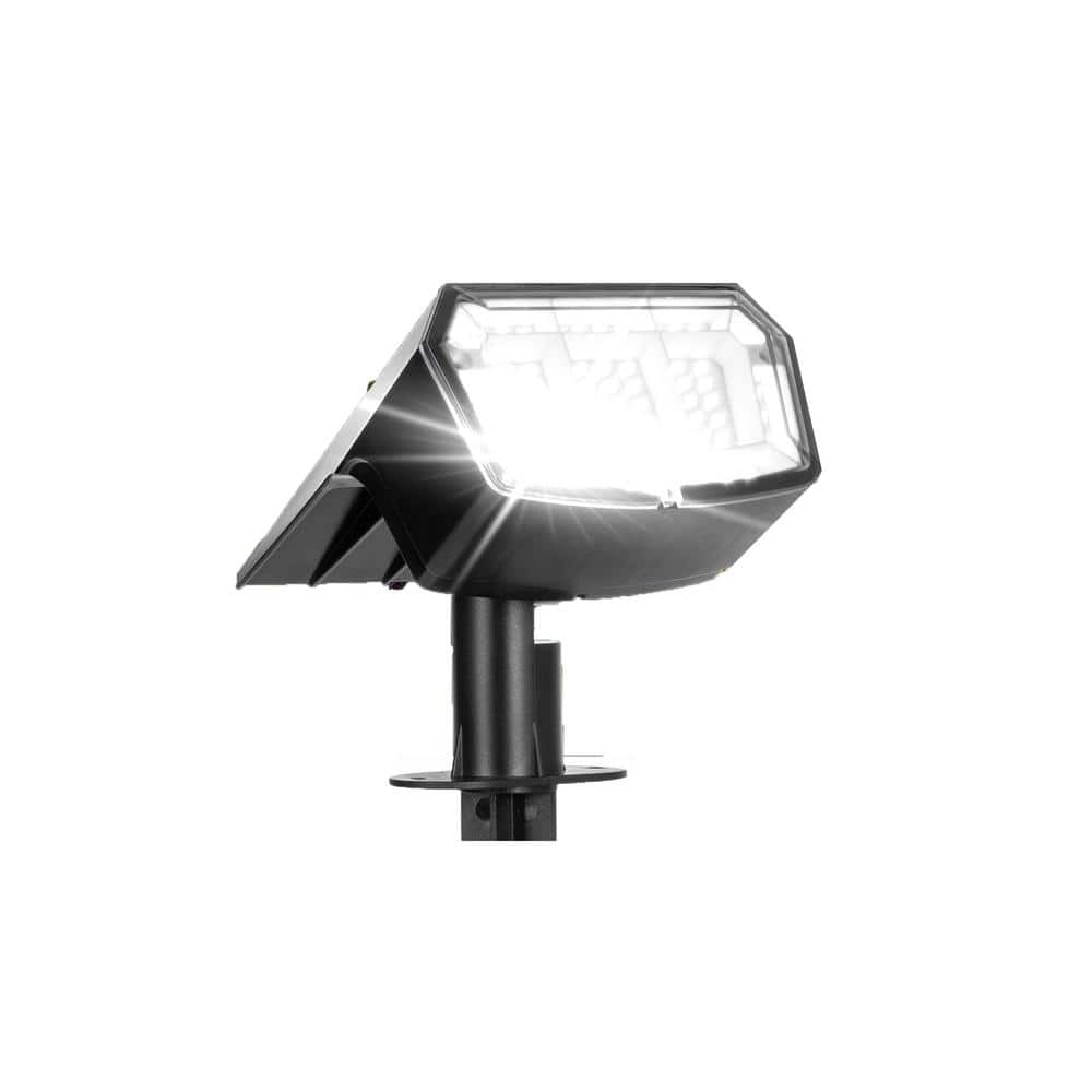 High-Efficient 700 Lumens Black Solar Power Integrated LED Outdoor Landscap