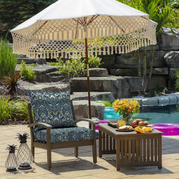 ARDEN 24 in. x 24 in. 2-Piece Deep Seating Outdoor Lounge
