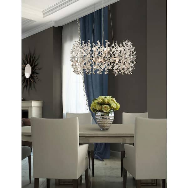 Valla 6-Light Polished Chrome Pendant