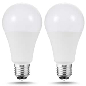 50-Watt/100-Watt/150-Watt Equivalent A21 3-Way LED Light Bulb in Cool White/Daylight/Soft White (2-Pack)