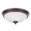 Clifton 11 in. Oil Rubbed Bronze Selectable LED Flush Mount