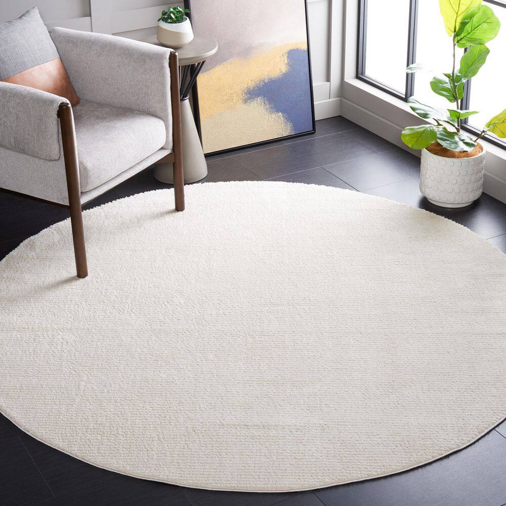 Melody 7 X 7 Ivory Solid Color Round Rug price history on PriceWatchPro