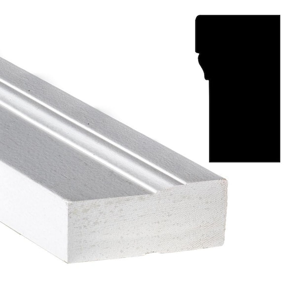 JELD-WEN Auralast 1.125 in. x 40 in. x 84 in. Primed Brickmould Kit