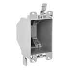 14 cu. in. PVC Gray 1-Gang Old Work Electrical Outlet Box