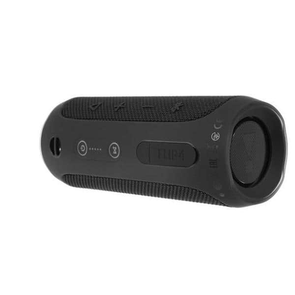 JBL Flip 4 Portable Bluetooth Speaker in Black JBLFLIP4BLKAM - The