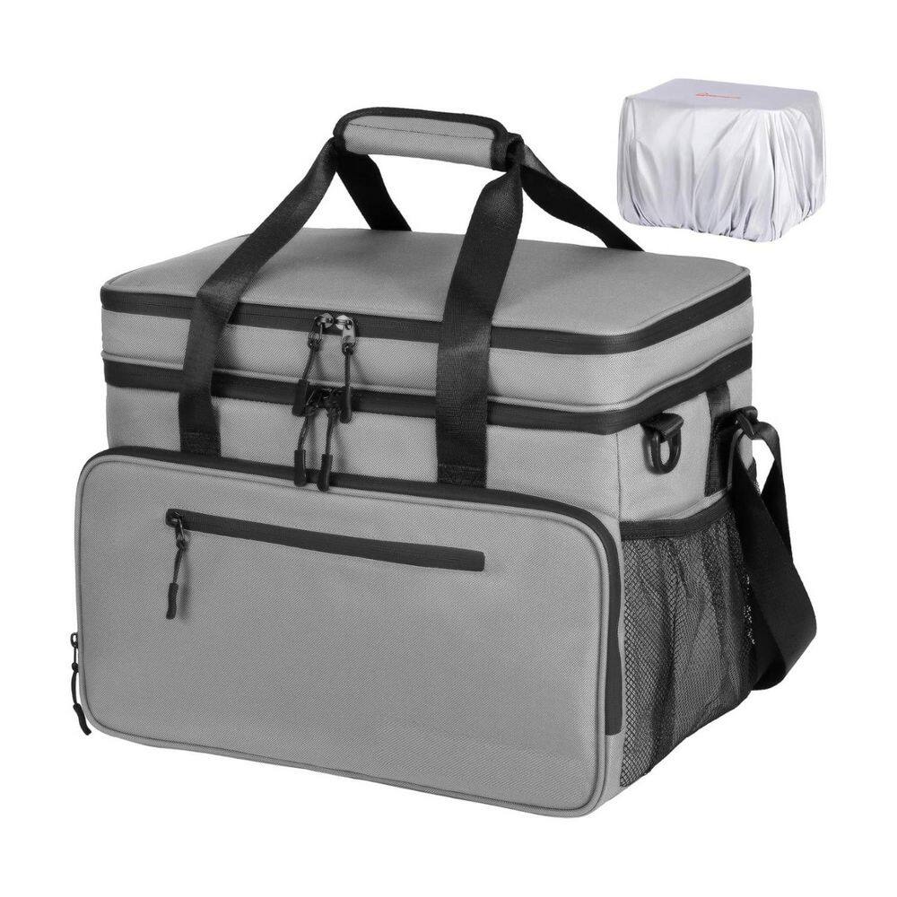 42 qt. 48 to 75 Cans Soft Cooler Bag Leakproof Insulated Travel Cooler Collapsible with PVC Bag for Picnic Camping/Beach price history on PriceWatchPro