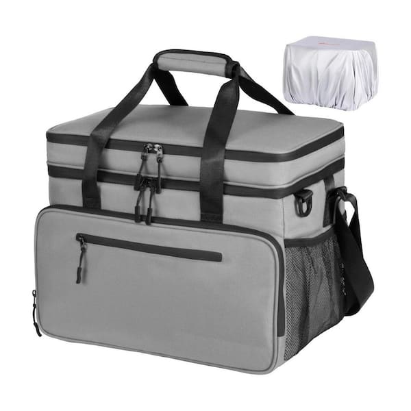 Misopily 42 qt. 48 to 75 Cans Soft Cooler Bag Leakproof Insulated Travel Cooler Collapsible with PVC Bag for Picnic Camping/Beach