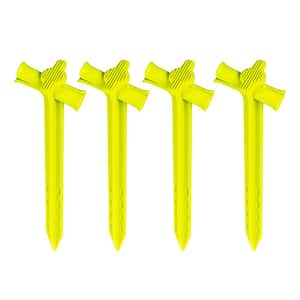 9 in. Anchoring Stake Kit for Staking Trees, Camping Tents, Hunting Blinds and Tarps (4-Pack)