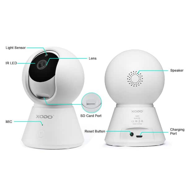 Wireless 1080P WiFi IP Security Camera CCTV Webcam Baby,Pet Monitor Pan Tilt Cam 