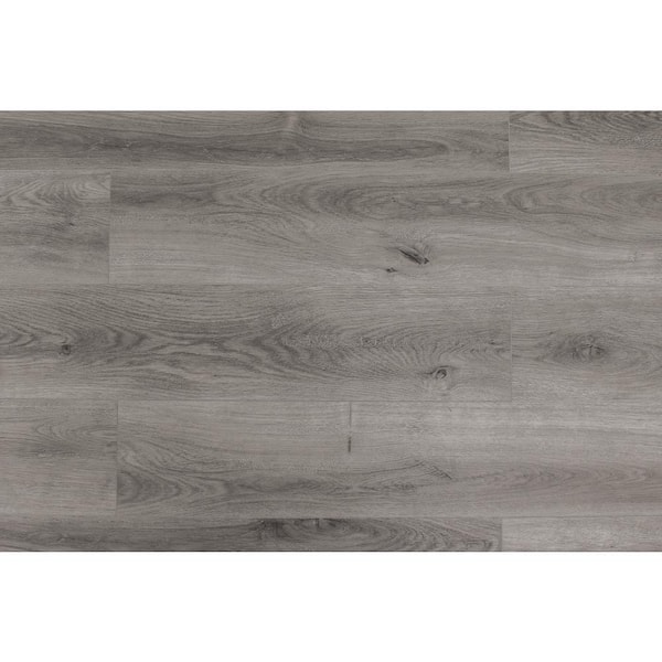 Invicta Keystone Grey 20 MIL x 7 in. W x 60 in. L Click Lock Waterproof Vinyl Plank Flooring (23.68 sq. ft.)
