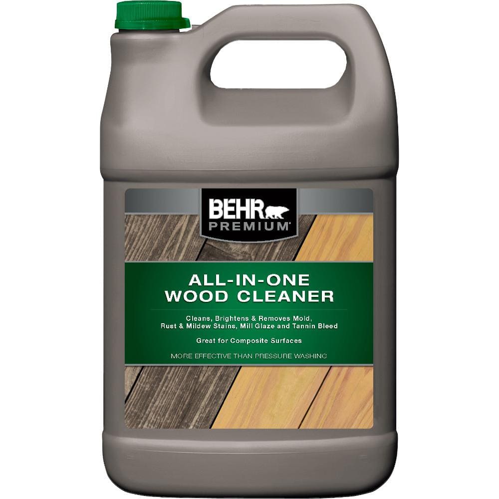 BEHR PREMIUM 1 gal. All-In-One Wood and Deck Cleaner 06301N - The