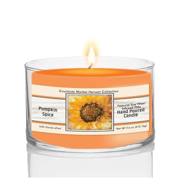 Flower of the Fall 9.6 oz Soy Wax Candle in Glass Jar