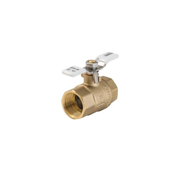 3/4 in. FNPT Full Port Lead Free Brass Ball Valve with Tee Handle
