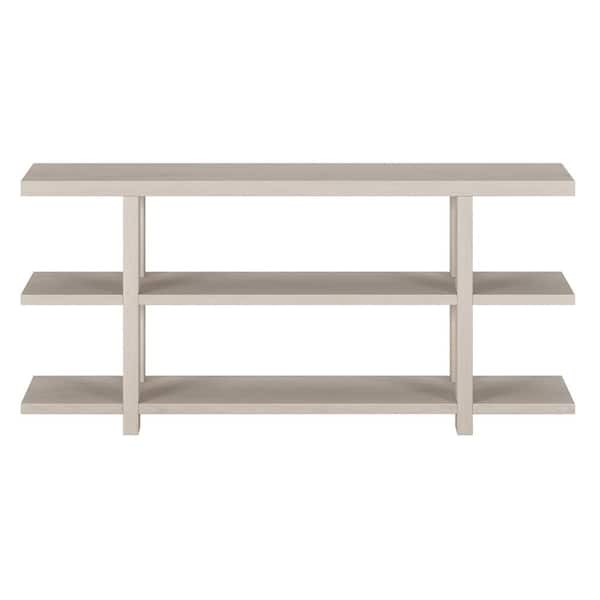 Meyer&Cross Acosta 64 in. Alder White Standard Rectangle MDF Console Table