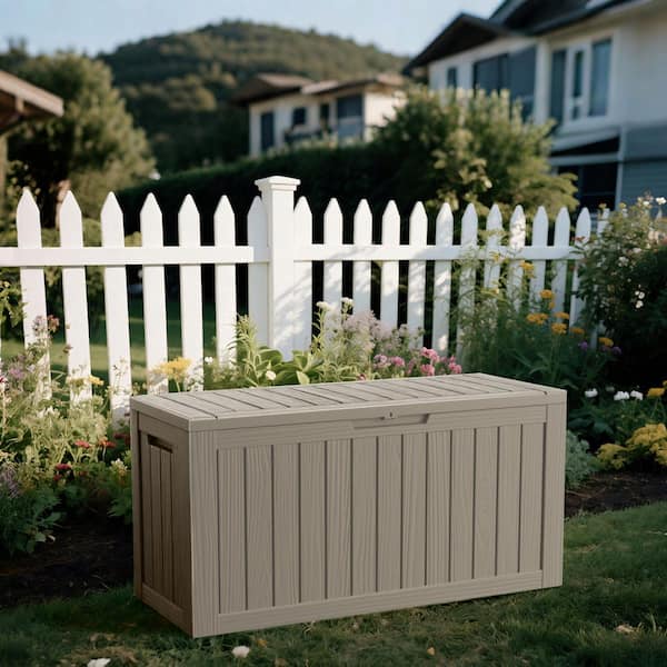 46 in. W x 19 in. D x 23 in. H Resin Outdoor Storage Cabinet 80
