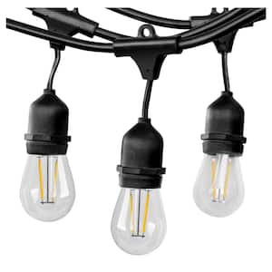 15 Bulb 48 ft. Outdoor Plug-in Integrated LED Edison String-Light