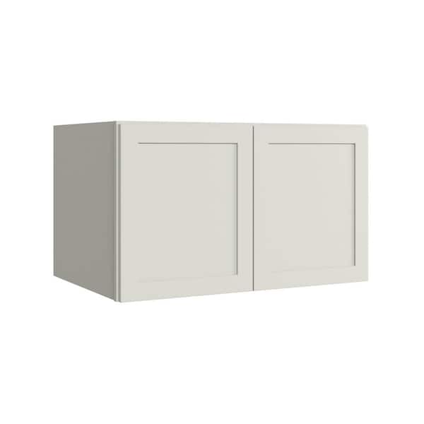 Thornton 36 in. W x 24 in. D x 21 in. H Assembled Plywood Shaker Wall Kitchen Cabinet in Moonshine