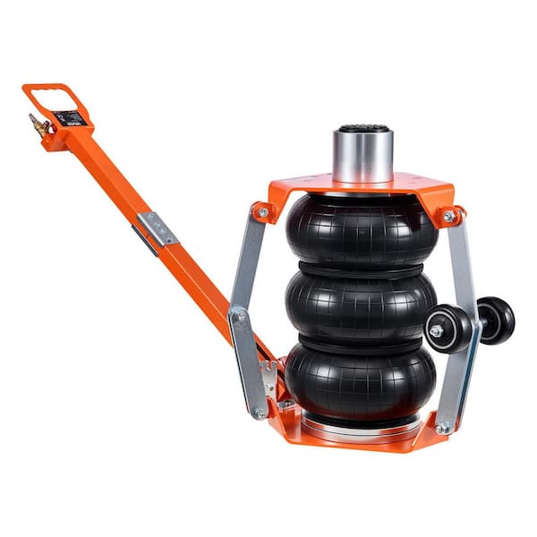 Air Jack, 3 T/6613 lbs. Triple Bag Air Jack, Airbag with Support Rod, Lift Up to 18.5 in. with Heightened Column