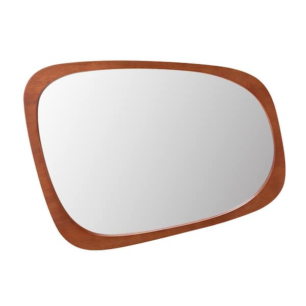 21 in. W x 26.5 in. H Irregular Rectangular Framed Wall Bathroom Vanity Mirror
