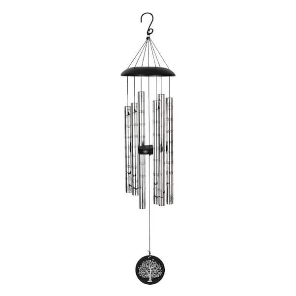 The Wind Chime CO Deep Tone Sympathy Wind Chime with 6-Andonized Aluminum Tubes Tuned Soothing Melody