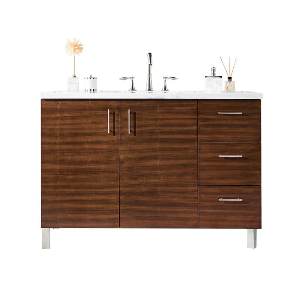 Metropolitan 48 in. W x 23.5 in.D x 33.8 in. H Single Vanity in American Wa