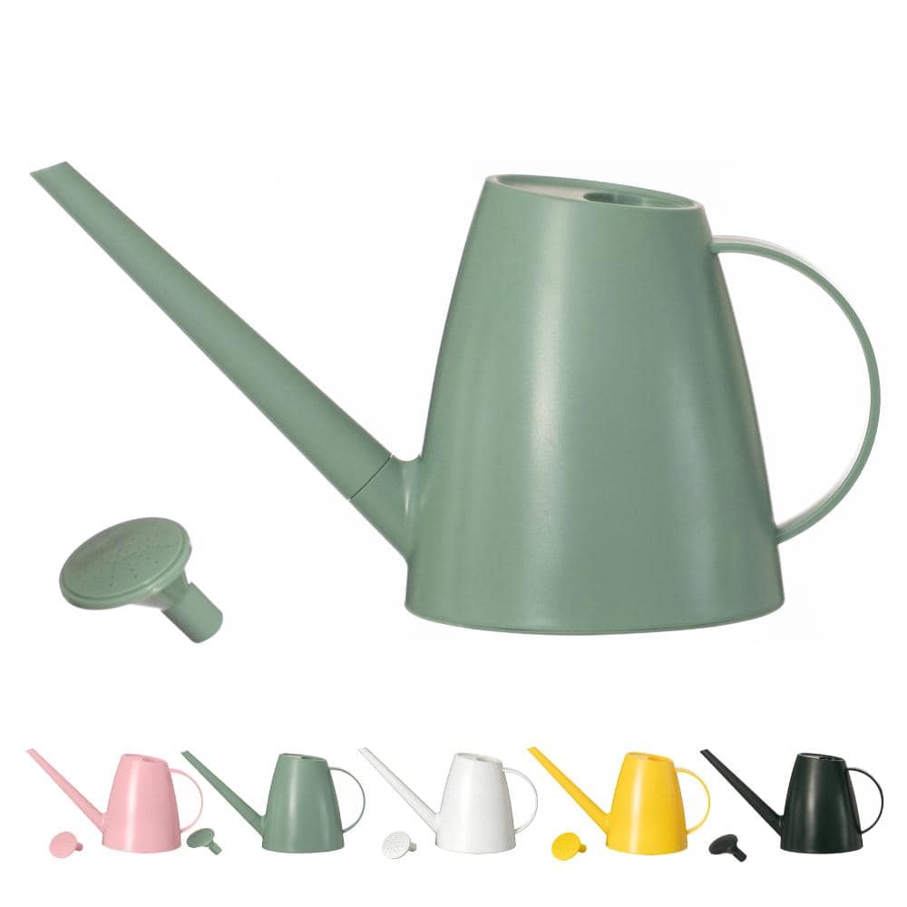 1.8 Liter Plastic Watering Can with Detachable Spout and Sprinkler