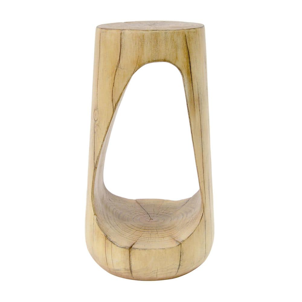 Natural Black Wood Like Texture Lightweight Concrete Outdoor Side Table price history on PriceWatchPro