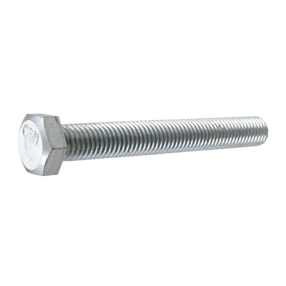 Everbilt 5/8-11 in. x 4-1/2 in. Zinc Plated Hex Bolt 807446 The Home Depot