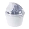 Classic Cuisine 1 Qt. White Ice Cream Maker and Frozen Yogurt Machine ...