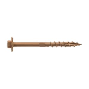 0.195 in. x 3 in. 5/16 Hex, Washer Head, Strong-Drive SDWH Timber-Hex Wood Screw, DB Coating in Tan