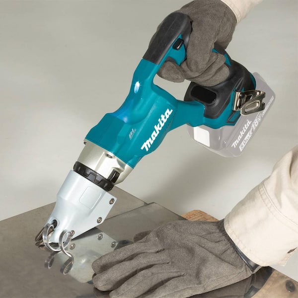 Makita 18V LXT Lithium-Ion Brushless Cordless 14 Gauge Straight Shear (Tool  Only) XSJ03Z The Home Depot