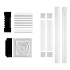 3/4 in. x 2-1/4 in. x 6 ft. MDF Fluted Window Casing Moulding Set