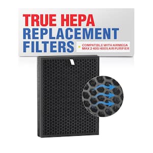 Complete Replacement Set(2-True HEPA Air Cleaner Filter Plus 4-Carbon Filter) Compatible w/ Coway AP-1216L Air Purifiers