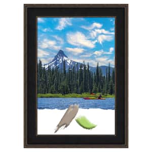 Mezzanine Espresso Wood Picture Frame Opening Size 24x36 in.