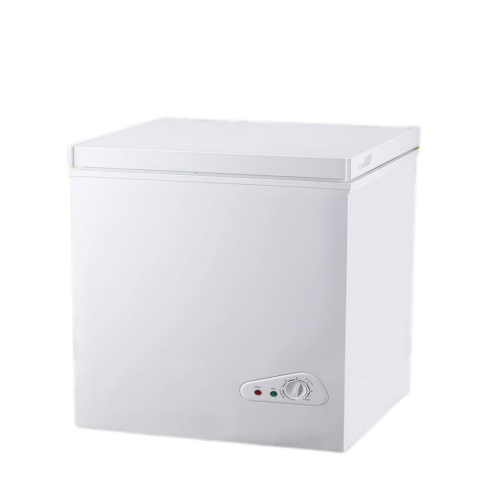 5 cu. ft. Manual Defrost Chest Freezer with Adjustable Temperature Control, Removable Basket in White Garage Ready price history on PriceWatchPro