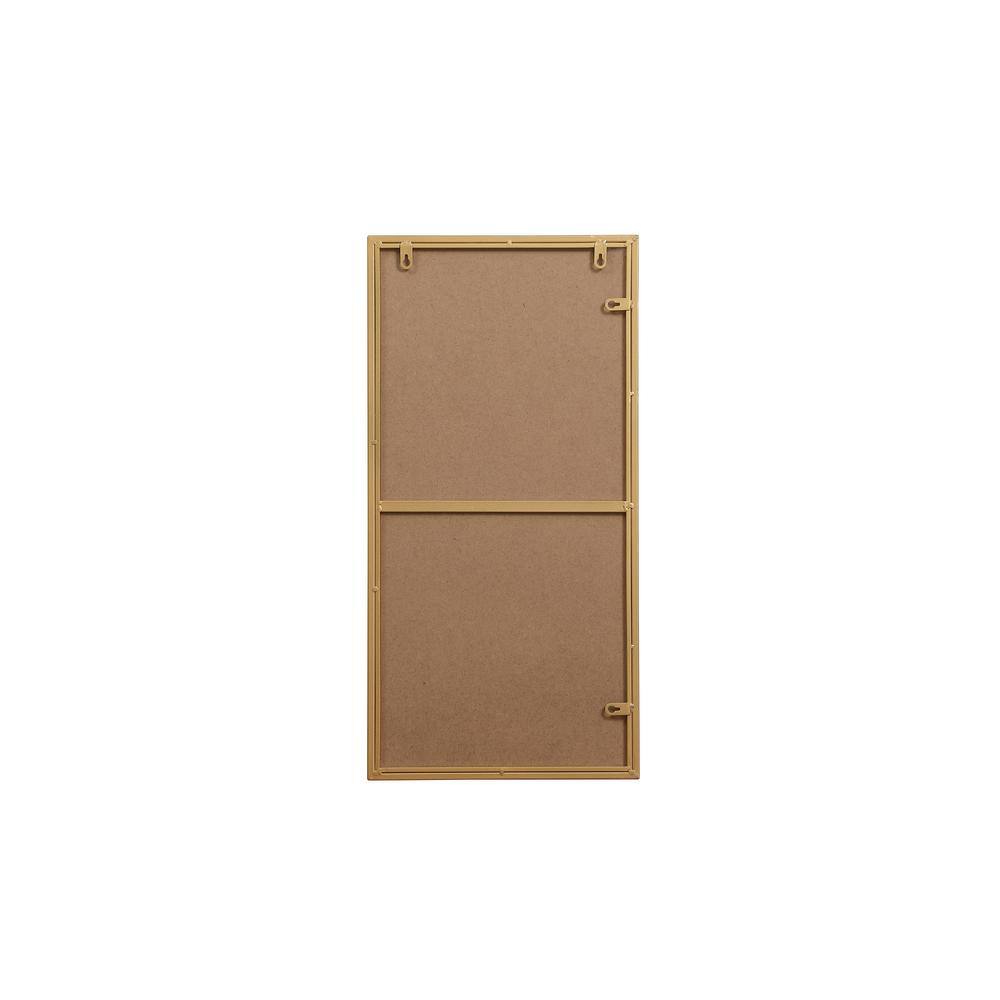 Transitional Silver Finish Rectangular Wood Mirror 14x28 inch