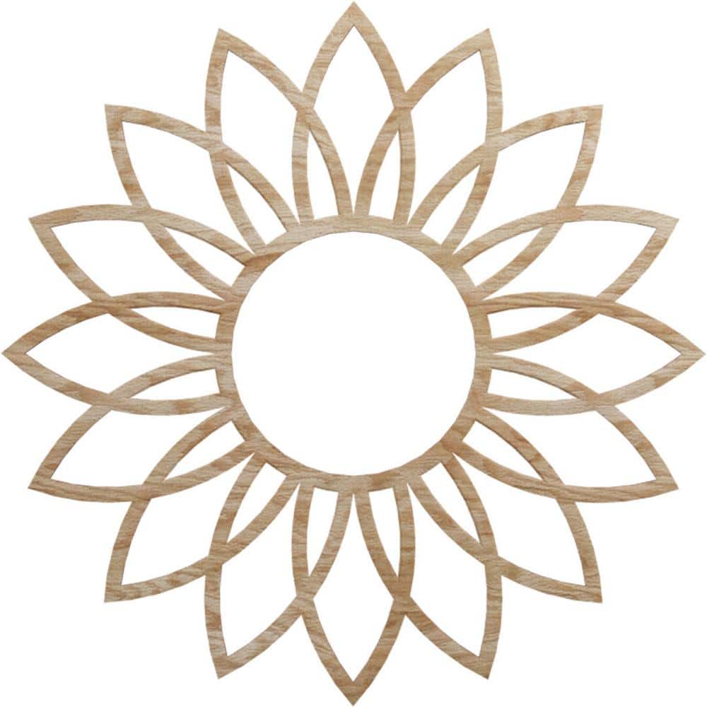 0.375 in. x 24 in. x 24 in. Wood (Red Oak) Medallion Moulding price history on PriceWatchPro