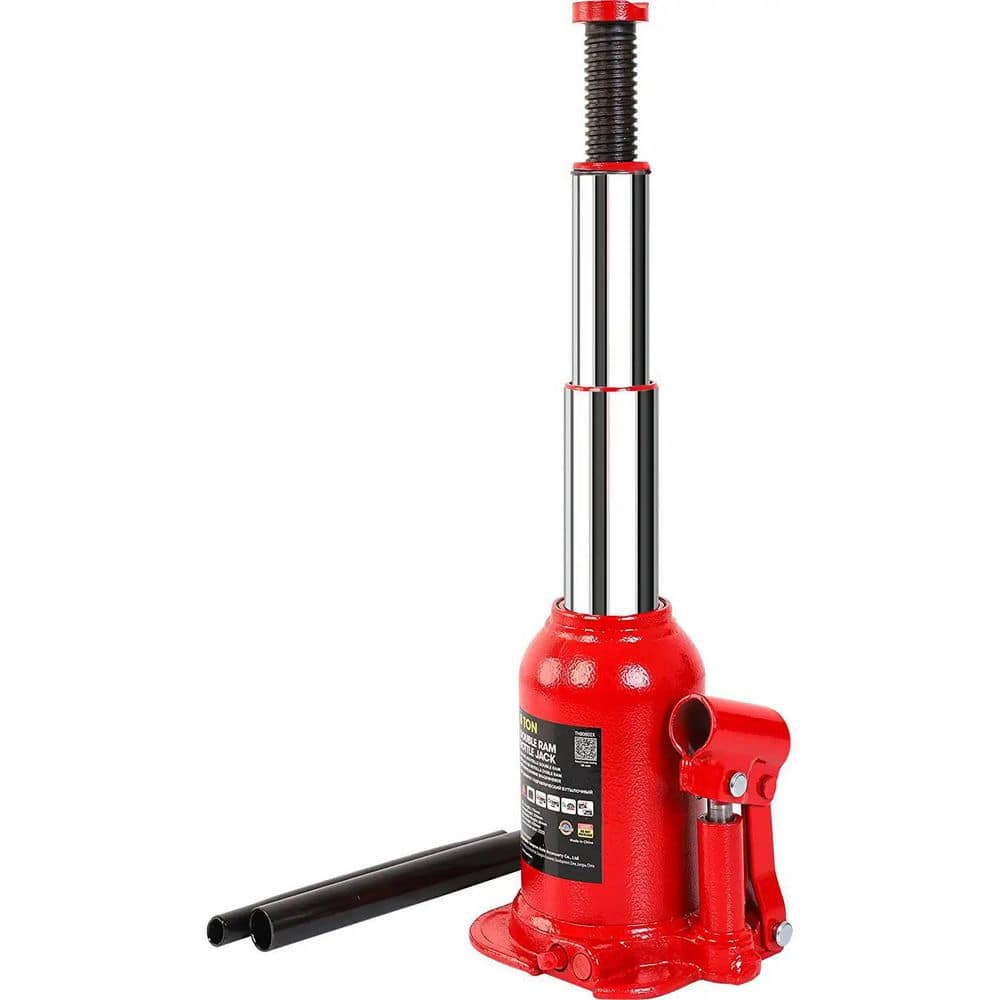 Big Red 8-Ton Double Ram Bottle Jack ATH80802XR - The Home Depot