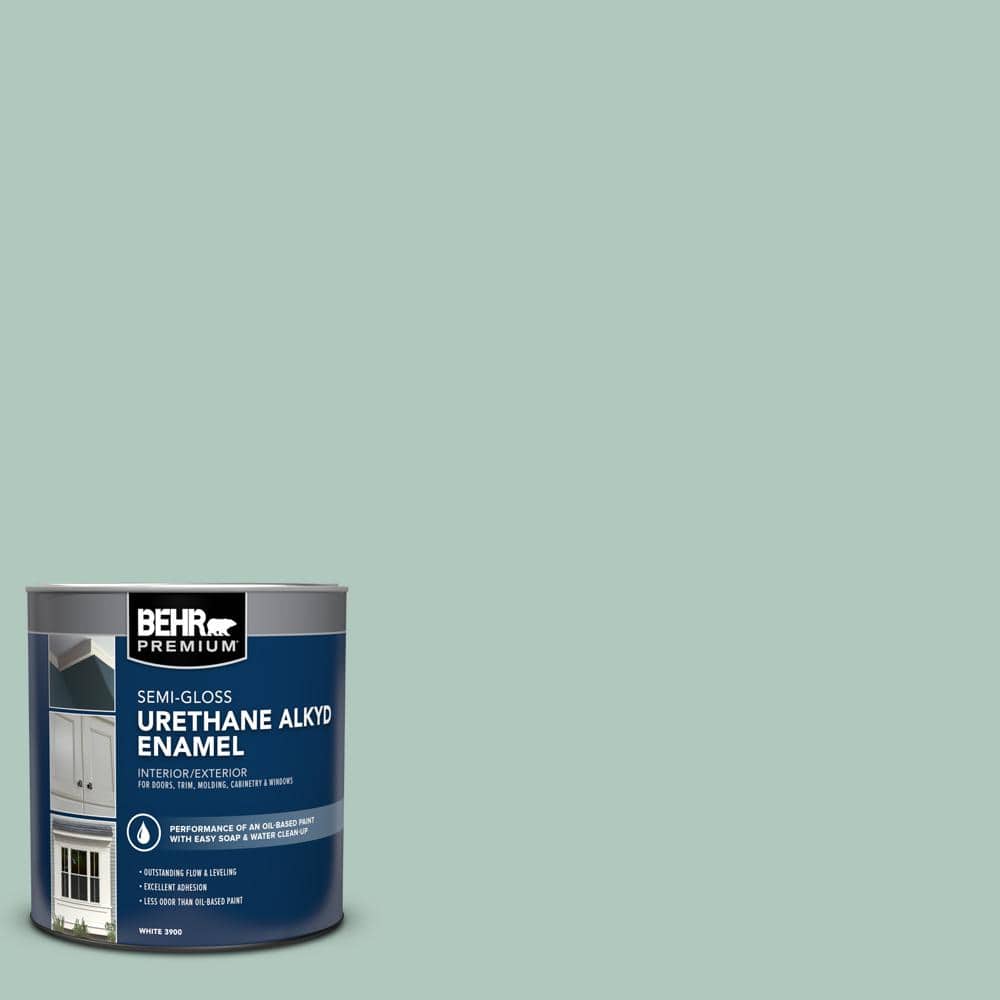 1 qt. #480E-3 Marina Isle Semi-Gloss Enamel Urethane Alkyd Interior/Exterior Paint price history on PriceWatchPro