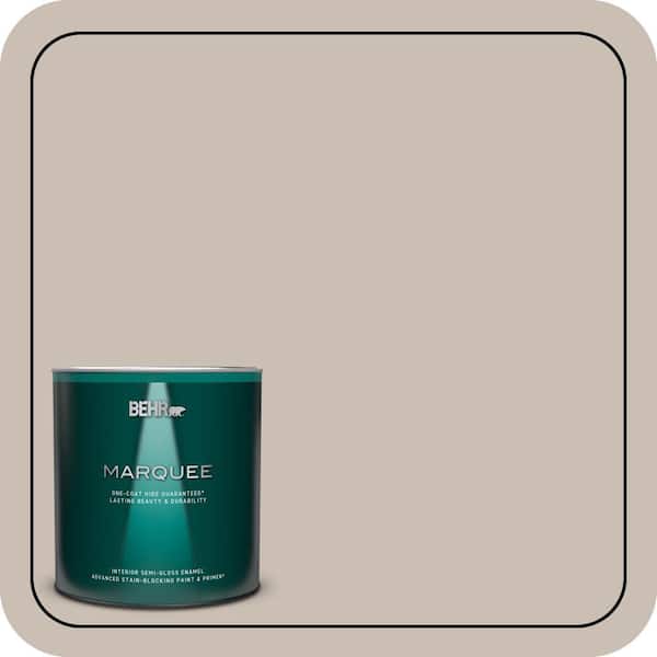BEHR MARQUEE 1 qt. #T16-06 Penthouse View Semi-Gloss Enamel Interior Paint & Primer